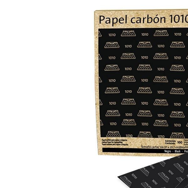 PAPEL CARBON CTA. PELIKAN 1010 C100H. NEGRO C.50